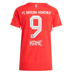 Harry Kane Bayern Munich Women's 2025/26 Home Replica Jersey Red - Adidas