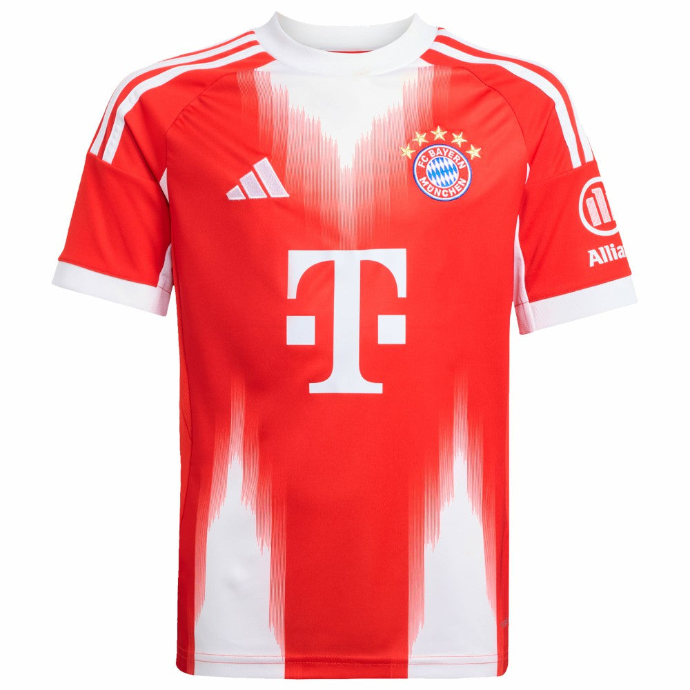Harry Kane Bayern Munich Youth 2025/26 Home Replica Jersey Red - Adidas