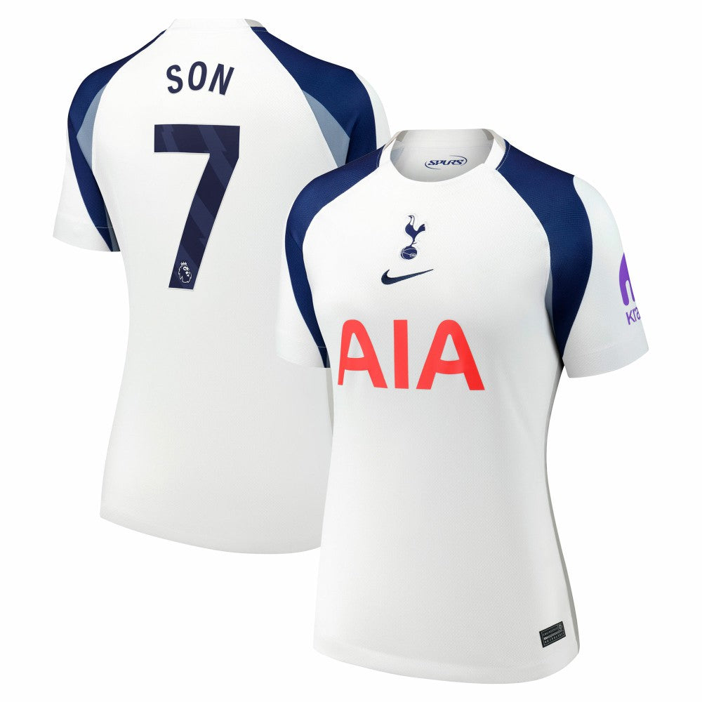 Son Heung-Min Tottenham Hotspur Women's 2025/26 Home Replica Jersey White - Nike
