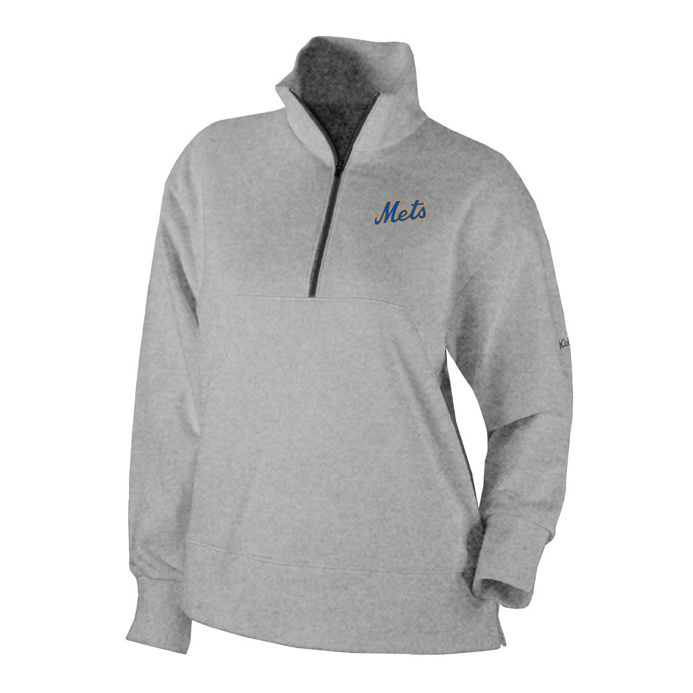 New York Mets Columbia Women's Birchwood Hills Quarter-Zip Pullover | MLB Discount