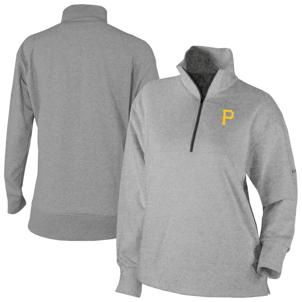 Pittsburgh Pirates Columbia Women's Birchwood Hills Quarter-Zip Pullover | MLB New