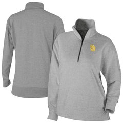 San Diego Padres Columbia Women's Birchwood Hills Quarter-Zip Pullover | MLB Sale