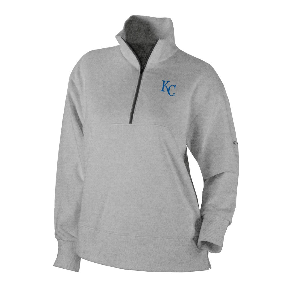 Kansas City Royals Columbia Women's Birchwood Hills Quarter-Zip Pullover | MLB Shop