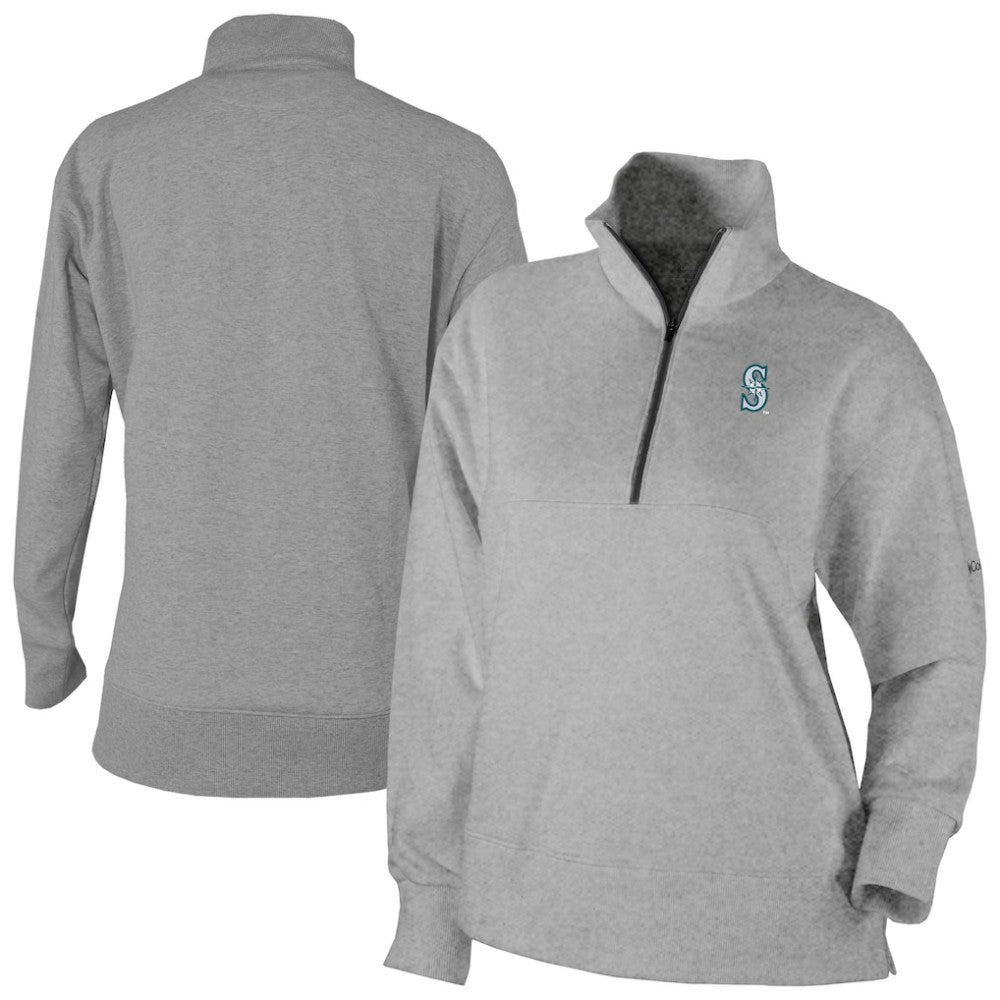 Seattle Mariners Columbia Women's Birchwood Hills Quarter-Zip Pullover | MLB Discount
