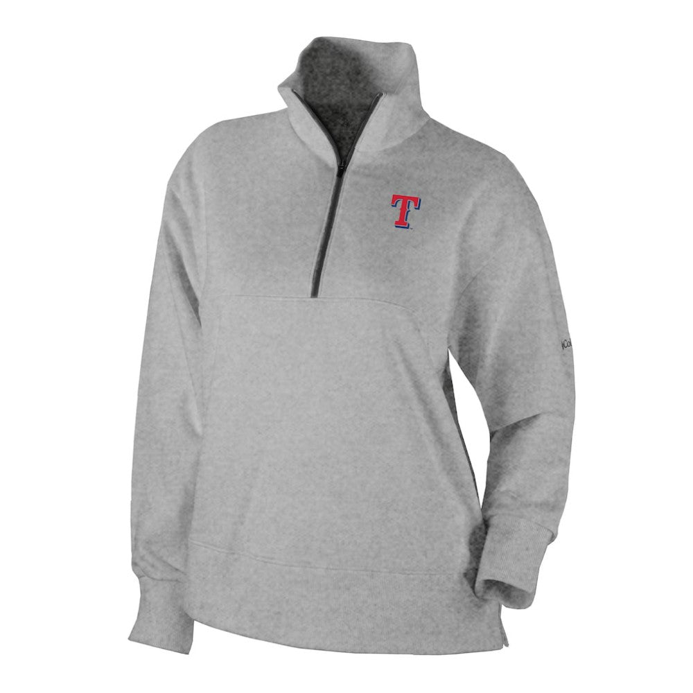 Texas Rangers Columbia Women's Birchwood Hills Quarter-Zip Pullover | MLB Online