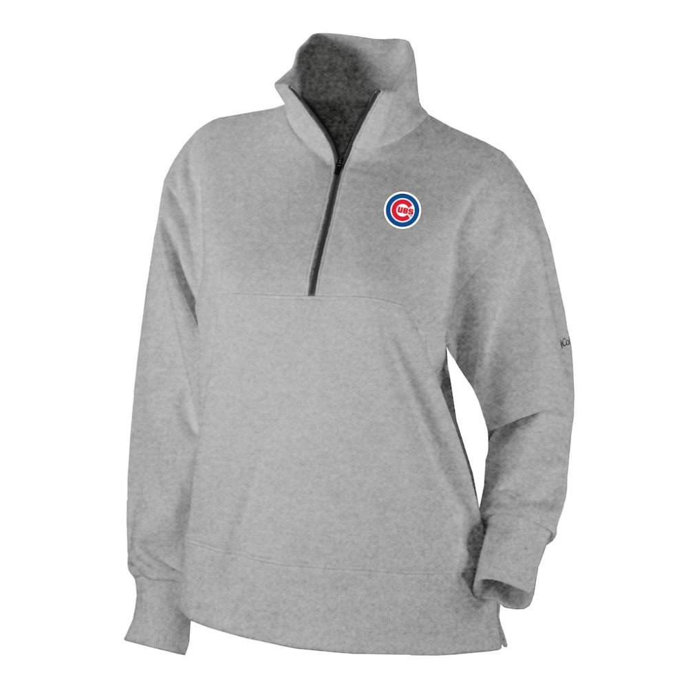 Chicago Cubs Columbia Women's Birchwood Hills Quarter-Zip Pullover | MLB US