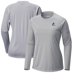 Miami Marlins Columbia Tidal Tee II Long Sleeve T-Shirt | MLB New