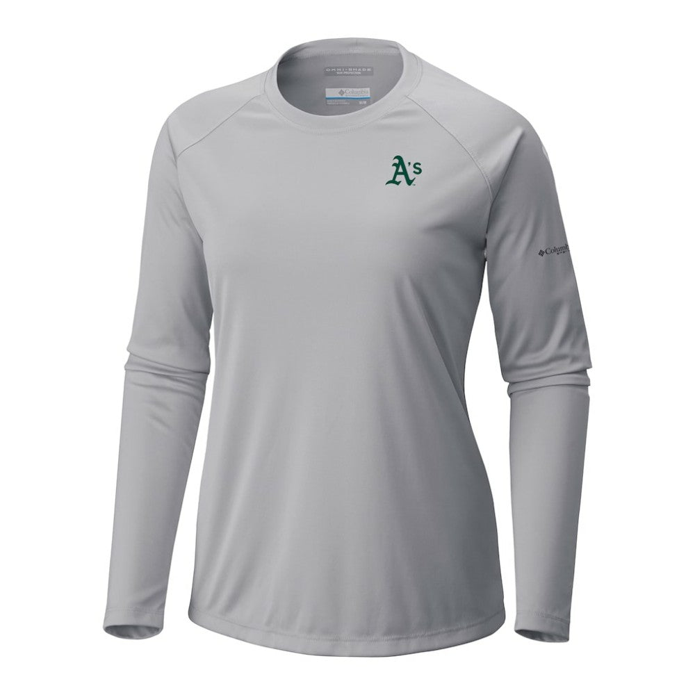 Athletics Columbia Tidal Tee II Long Sleeve T-Shirt | MLB Online