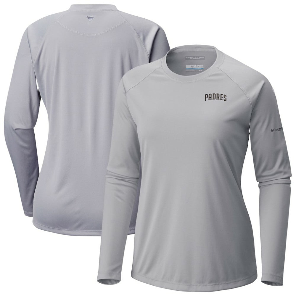 San Diego Padres Columbia Tidal Tee II Long Sleeve T-Shirt | MLB For sale
