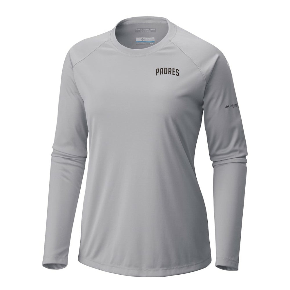 San Diego Padres Columbia Tidal Tee II Long Sleeve T-Shirt | MLB For sale