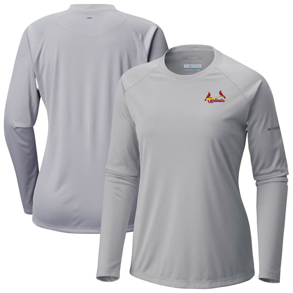St. Louis Cardinals Columbia Tidal Tee II Long Sleeve T-Shirt | MLB Outlet
