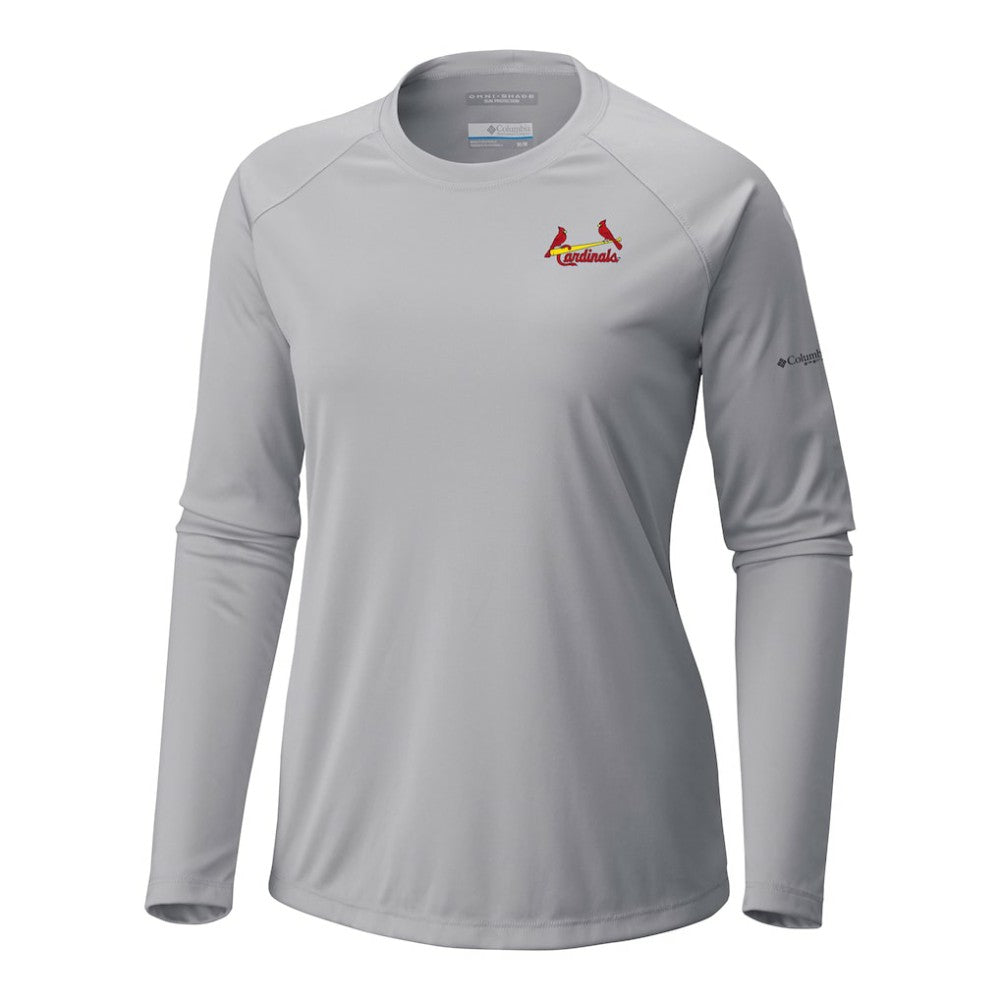 St. Louis Cardinals Columbia Tidal Tee II Long Sleeve T-Shirt | MLB Outlet
