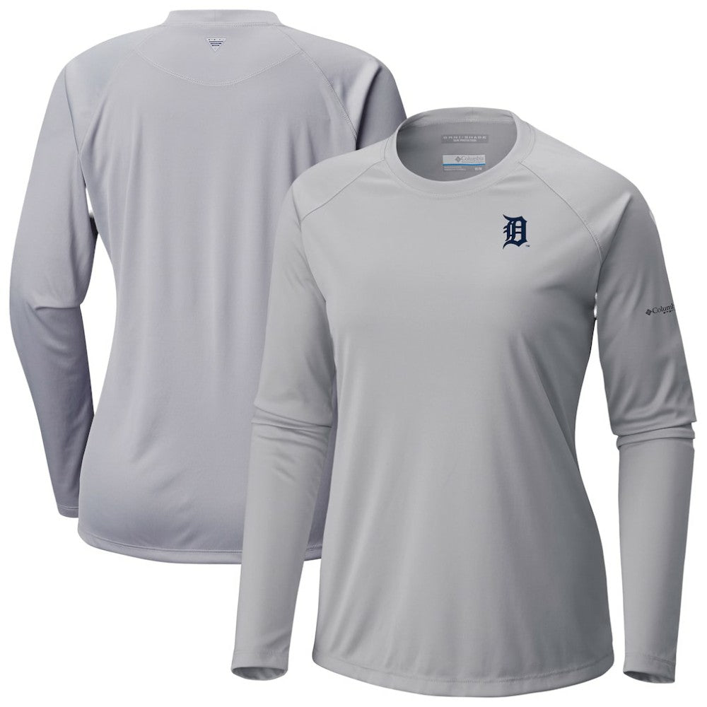 Detroit Tigers Columbia Tidal Tee II Long Sleeve T-Shirt | MLB New