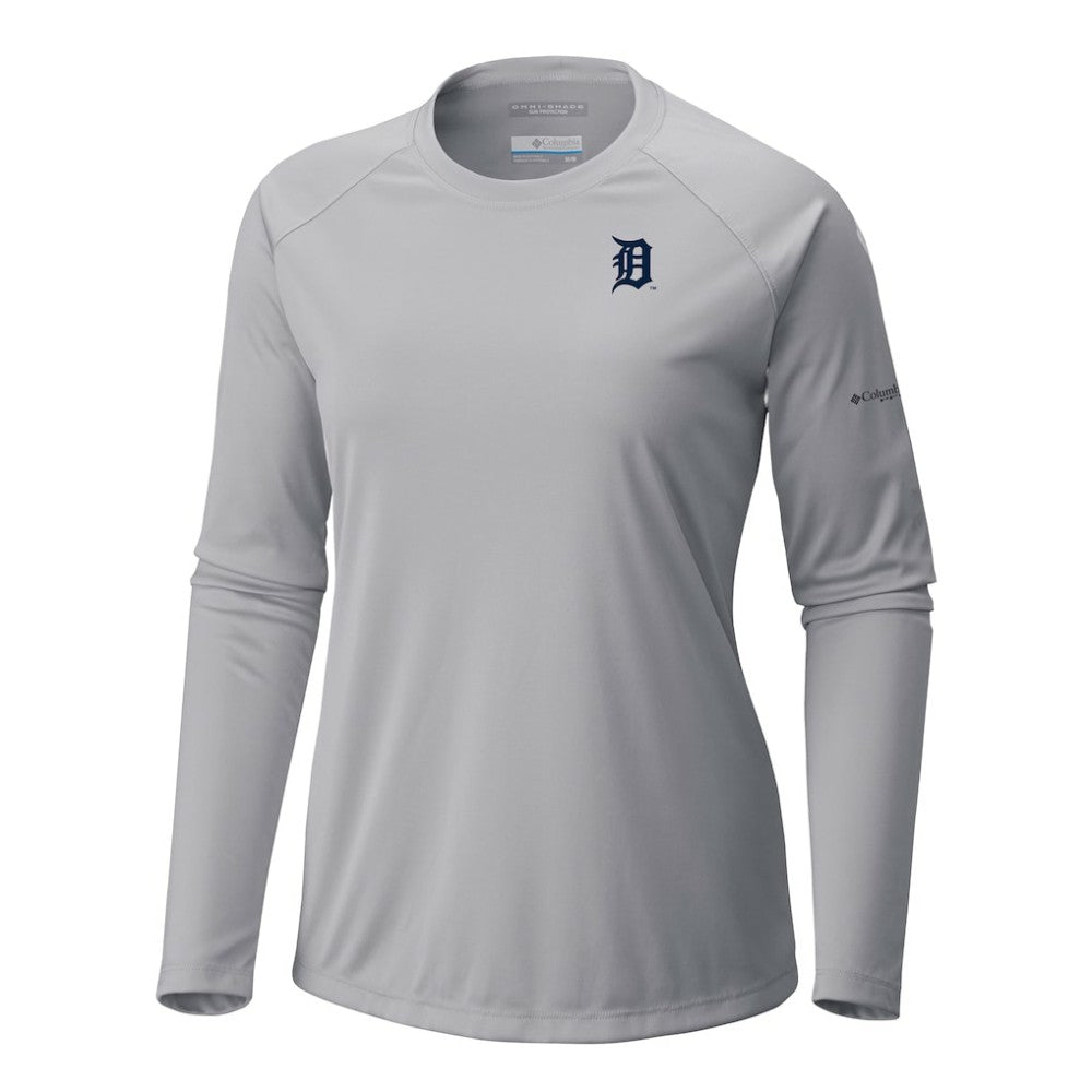 Detroit Tigers Columbia Tidal Tee II Long Sleeve T-Shirt | MLB New