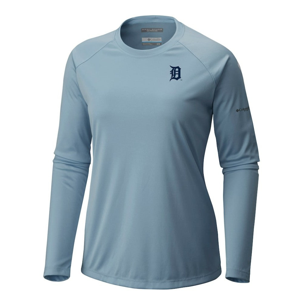 Detroit Tigers Columbia Tidal Tee II Long Sleeve T-Shirt | MLB US