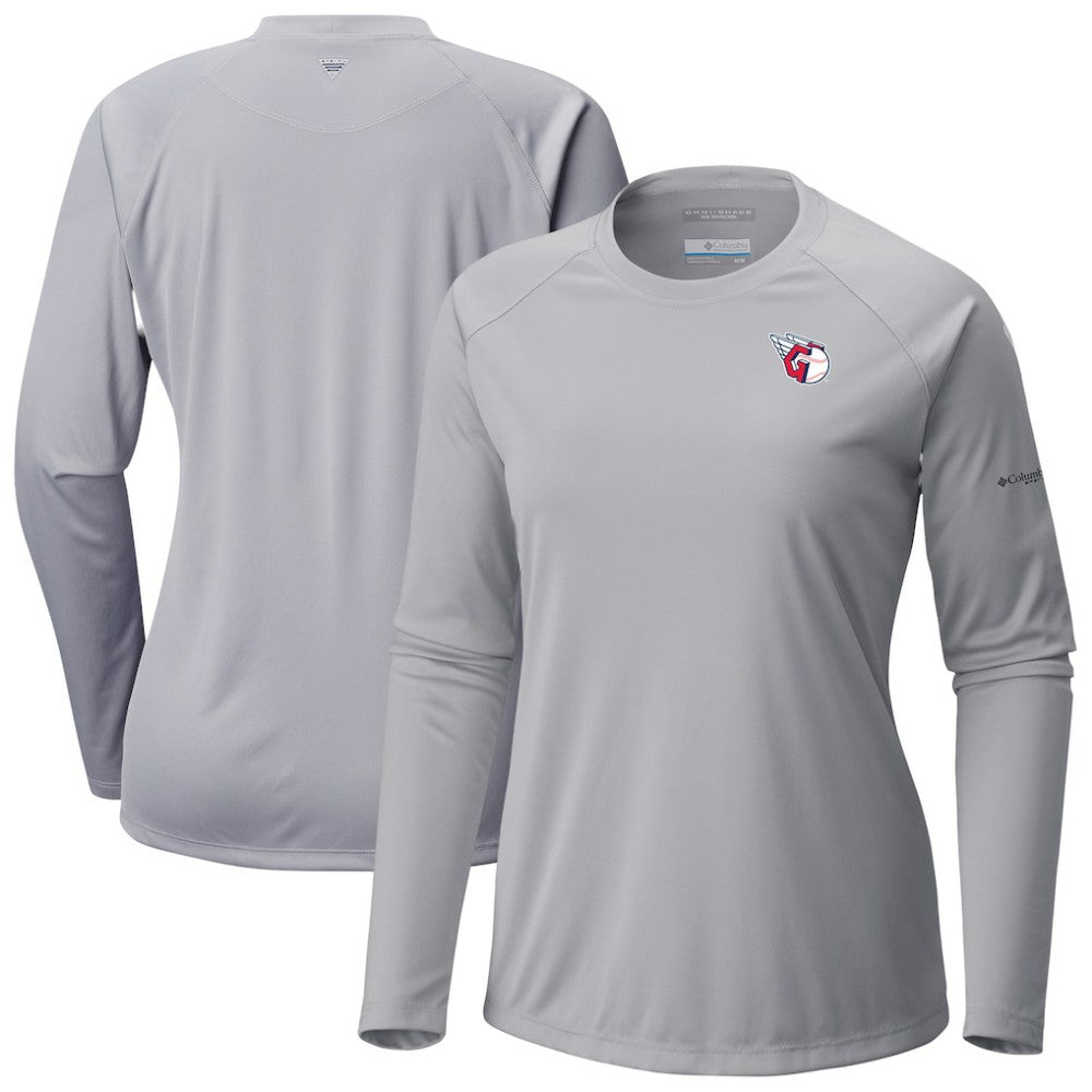 Cleveland Guardians Columbia Tidal Tee II Long Sleeve T-Shirt | MLB US