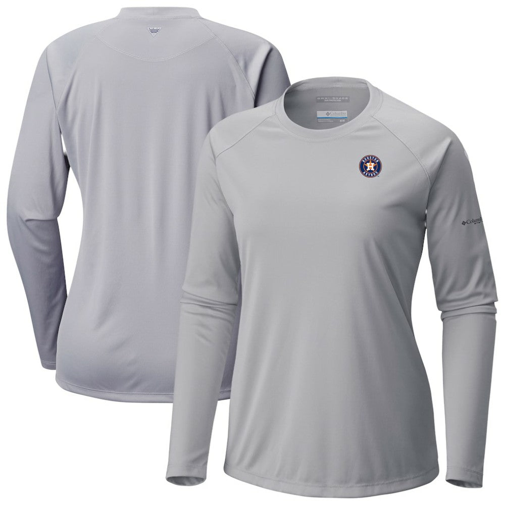 Houston Astros Columbia Tidal Tee II Long Sleeve T-Shirt | MLB Discount