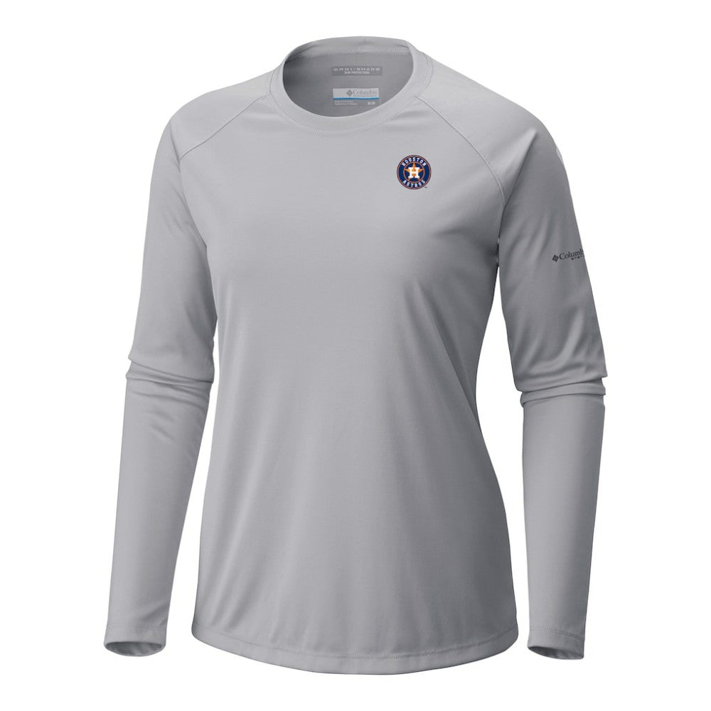 Houston Astros Columbia Tidal Tee II Long Sleeve T-Shirt | MLB Discount