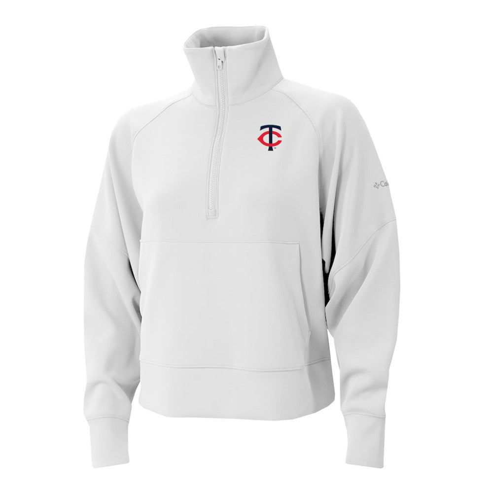 Minnesota Twins Columbia Women's Wickhams Hills Raglan Omni-Wick Quarter-Zip Pullover | MLB On Sale