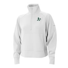 Athletics Columbia Women's Wickhams Hills Raglan Omni-Wick Quarter-Zip Pullover | MLB Online