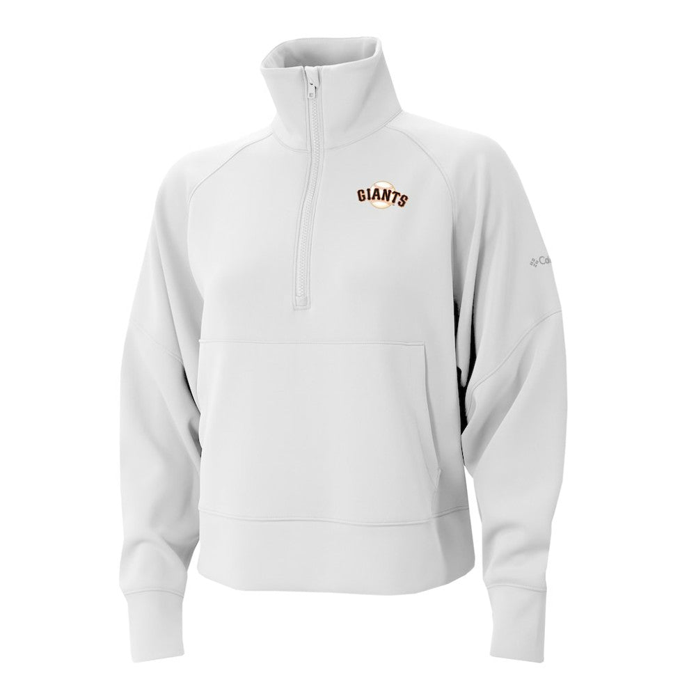 San Francisco Giants Columbia Women's Wickhams Hills Raglan Omni-Wick Quarter-Zip Pullover | MLB US