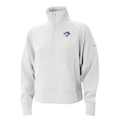 Toronto Blue Jays Columbia Women's Wickhams Hills Raglan Omni-Wick Quarter-Zip Pullover | MLB Discount