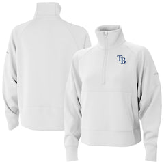 Tampa Bay Rays Columbia Women's Wickhams Hills Raglan Omni-Wick Quarter-Zip Pullover | MLB Online