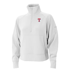 Texas Rangers Columbia Women's Wickhams Hills Raglan Omni-Wick Quarter-Zip Pullover | MLB Near me