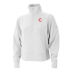 Chicago Cubs Columbia Women's Wickhams Hills Raglan Omni-Wick Quarter-Zip Pullover | MLB Discount