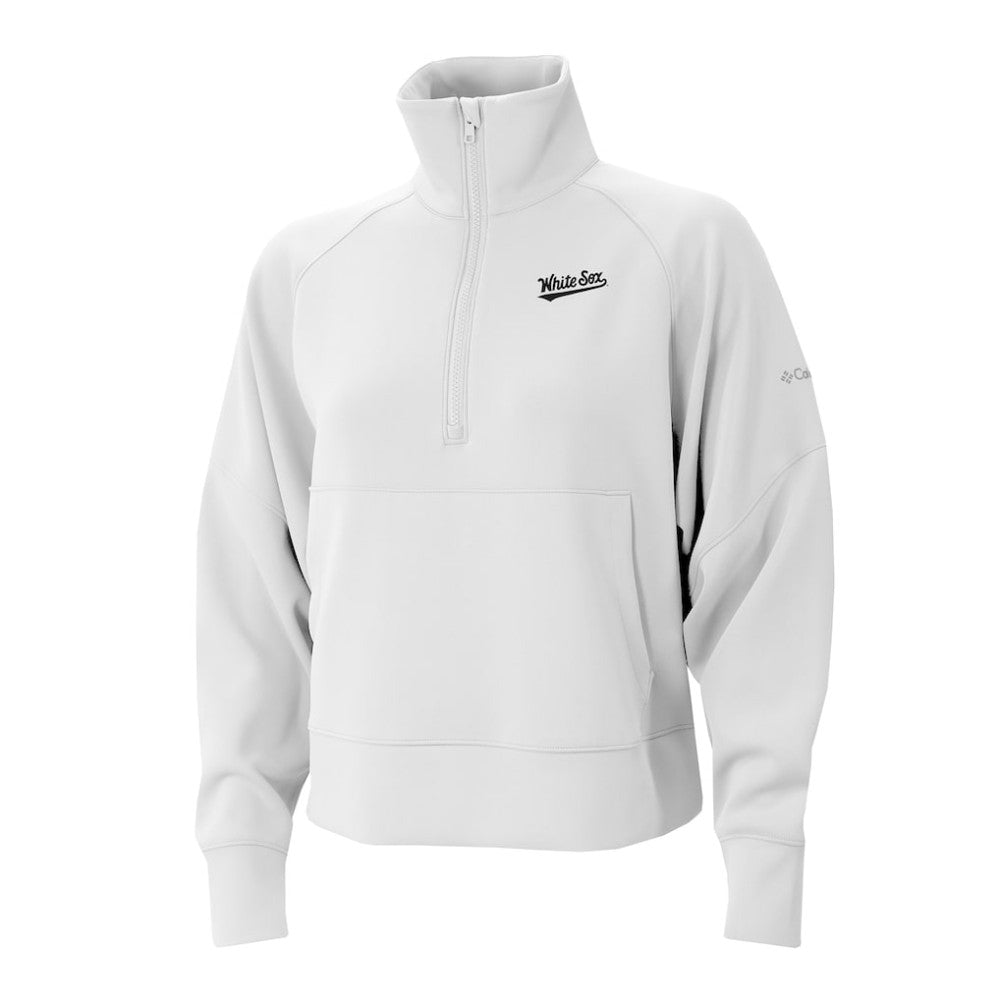 Chicago White Sox Columbia Women's Wickhams Hills Raglan Omni-Wick Quarter-Zip Pullover | MLB Shop