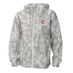 Cincinnati Reds Columbia Women's Flash Challenger Full-Zip Hoodie Windbreaker Jacket | MLB For sale
