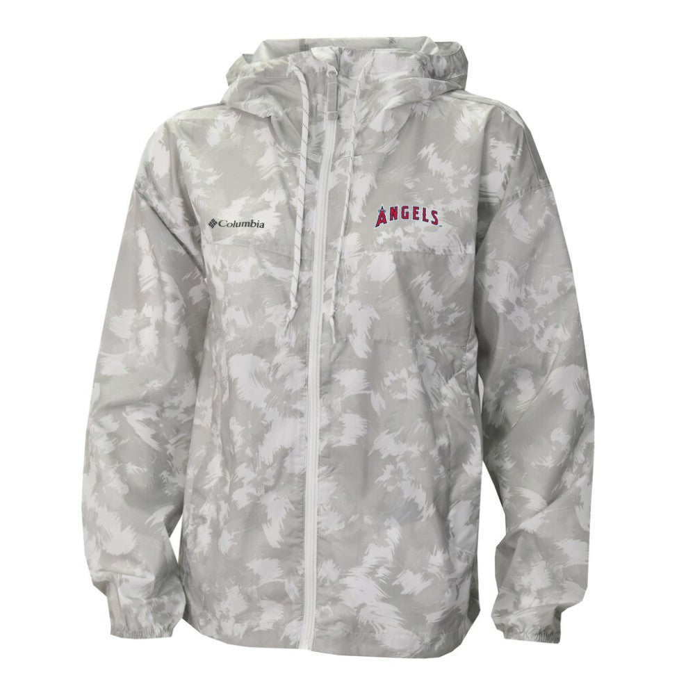 Los Angeles Angels Columbia Women's Flash Challenger Full-Zip Hoodie Windbreaker Jacket | MLB Online