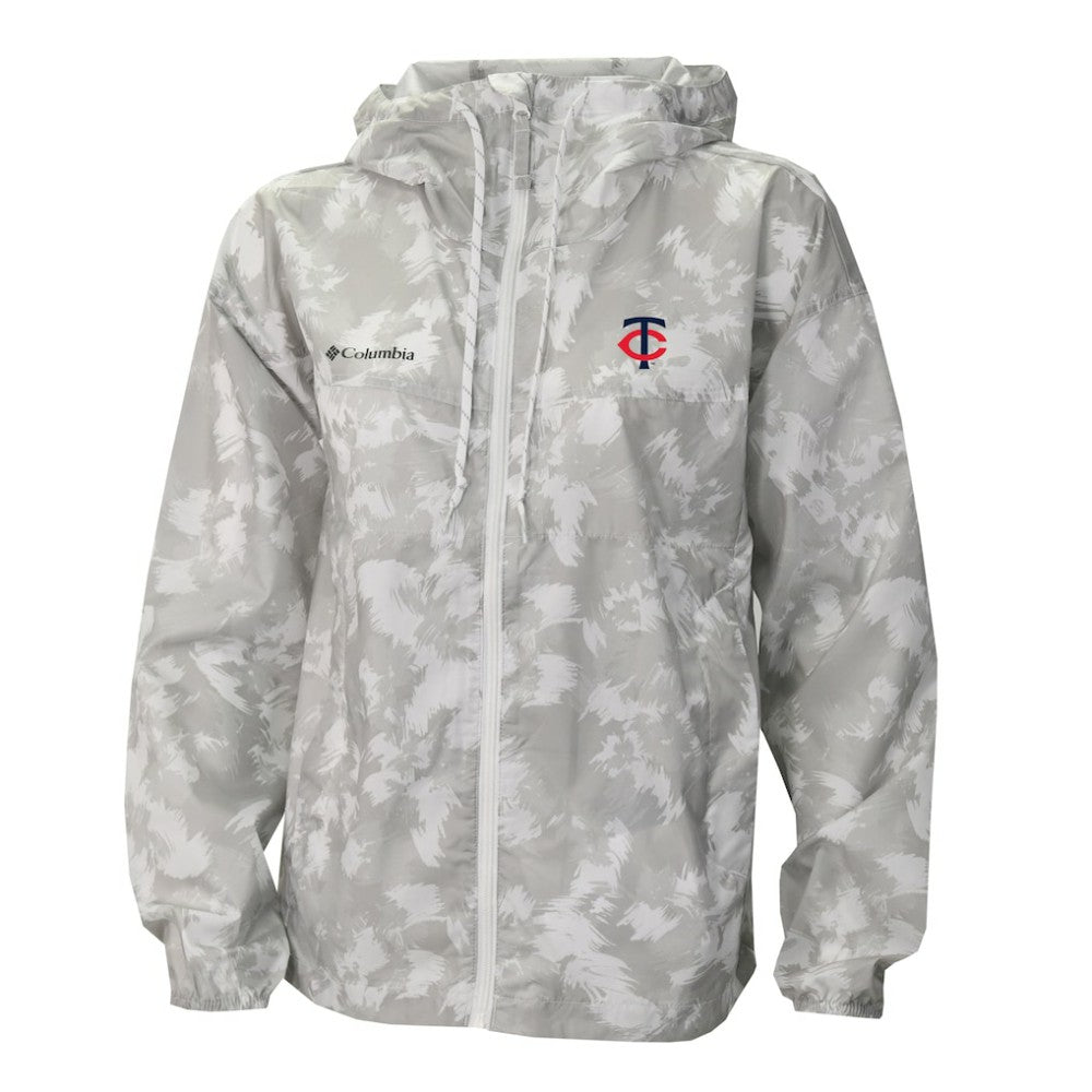 Minnesota Twins Columbia Women's Flash Challenger Full-Zip Hoodie Windbreaker Jacket | MLB New