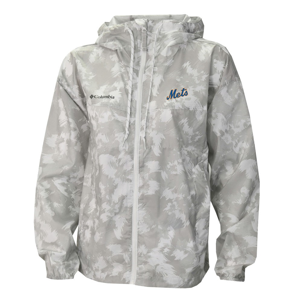 New York Mets Columbia Women's Flash Challenger Full-Zip Hoodie Windbreaker Jacket | MLB Outlet