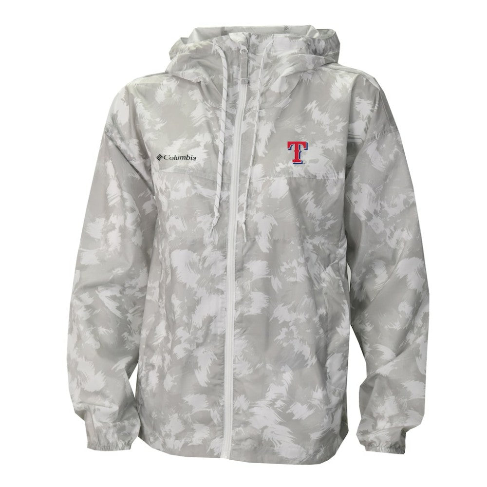 Texas Rangers Columbia Women's Flash Challenger Full-Zip Hoodie Windbreaker Jacket | MLB New
