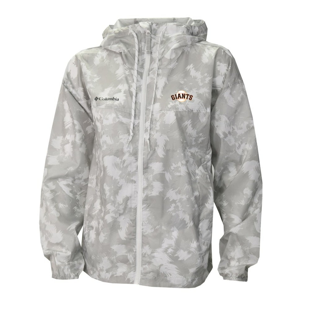 San Francisco Giants Columbia Women's Flash Challenger Full-Zip Hoodie Windbreaker Jacket | MLB New