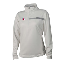 Cleveland Guardians Columbia Women's Skiff Guide Fleece Half-Zip Pullover Jacket | MLB New