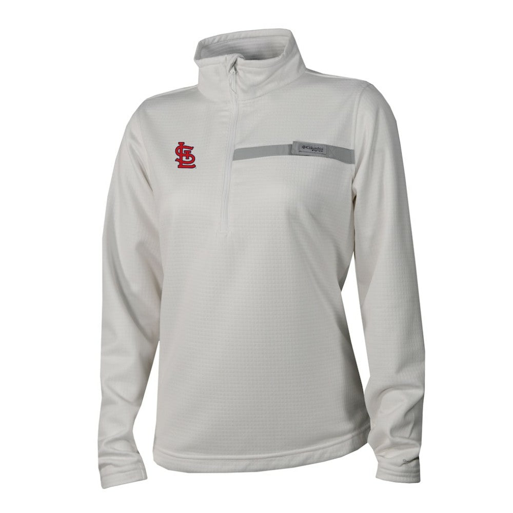 St. Louis Cardinals Columbia Women's Skiff Guide Fleece Half-Zip Pullover Jacket | MLB Near me