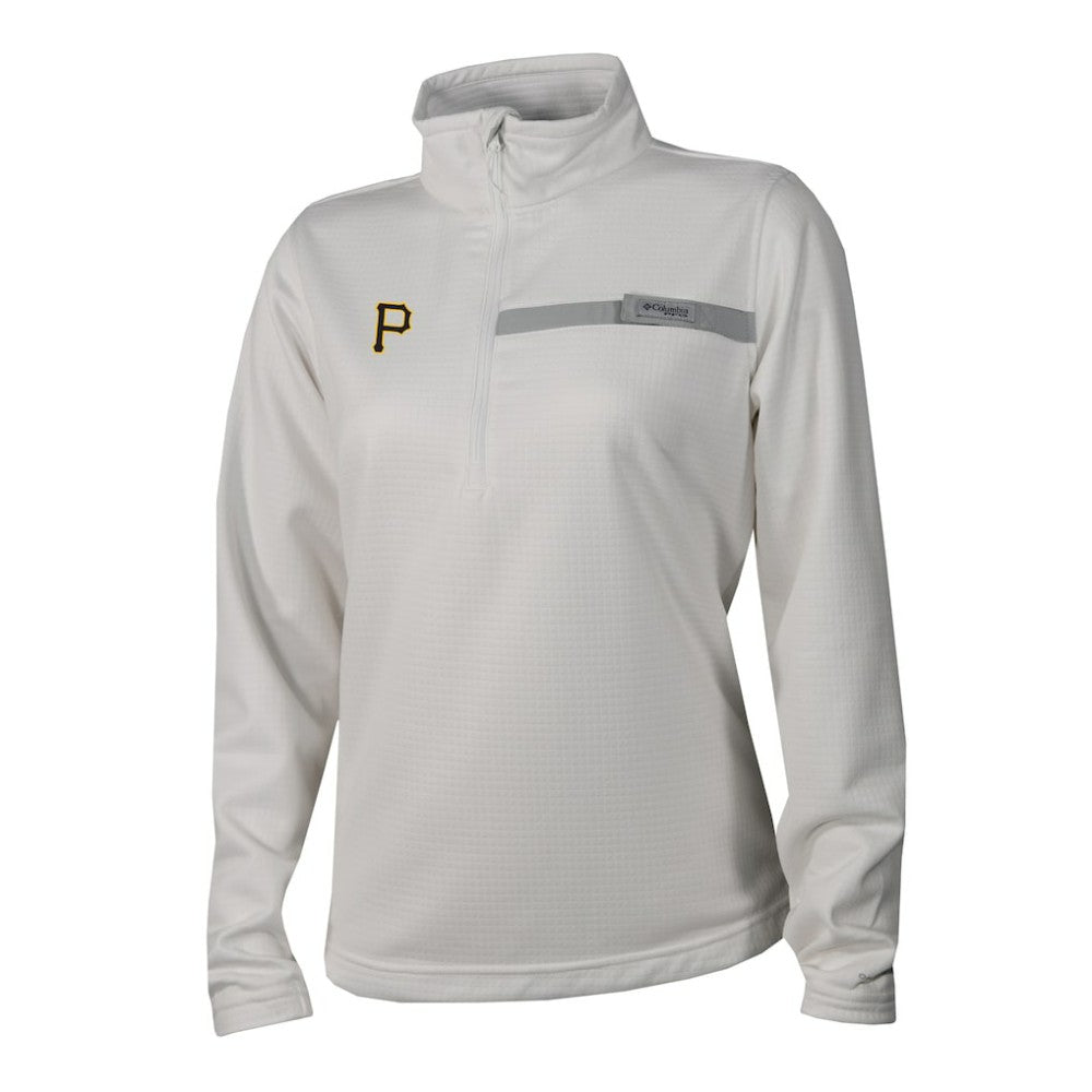 Pittsburgh Pirates Columbia Women's Skiff Guide Fleece Half-Zip Pullover Jacket | MLB For sale