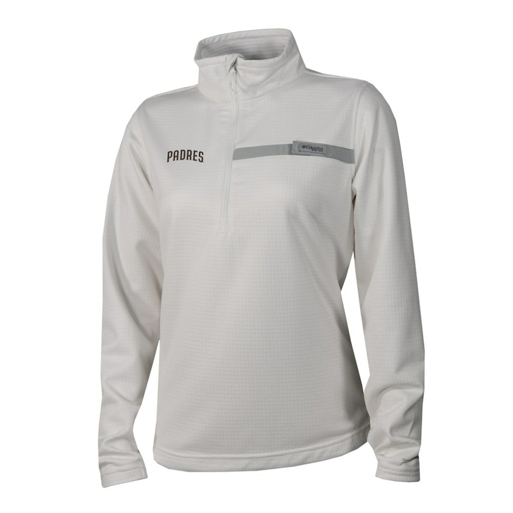 San Diego Padres Columbia Women's Skiff Guide Fleece Half-Zip Pullover Jacket | MLB Discount