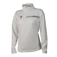 Texas Rangers Columbia Women's Skiff Guide Fleece Half-Zip Pullover Jacket | MLB Outlet