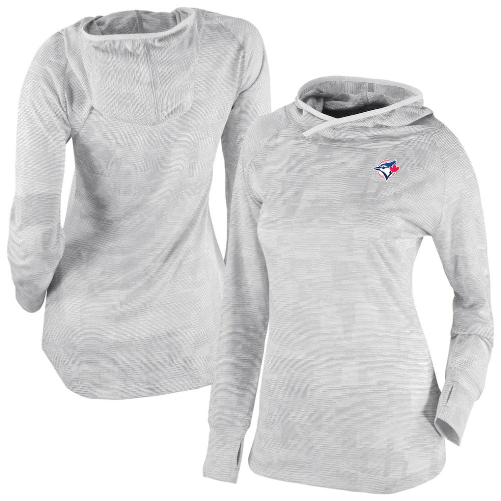 Toronto Blue Jays Columbia Women's Omni-Wick Sunday Ball Raglan Pullover Hoodie | MLB US