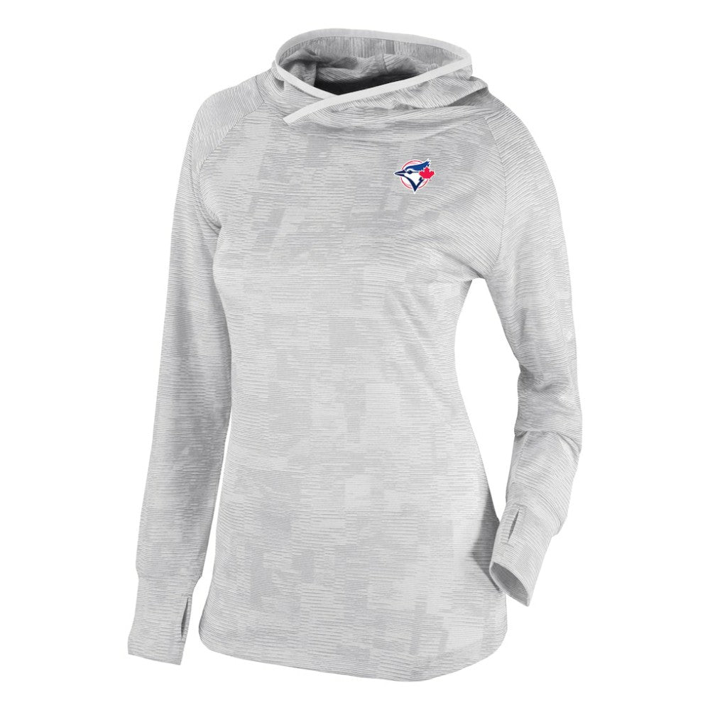 Toronto Blue Jays Columbia Women's Omni-Wick Sunday Ball Raglan Pullover Hoodie | MLB US