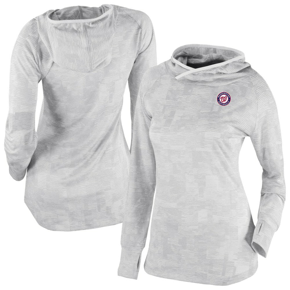 Washington Nationals Columbia Women's Omni-Wick Sunday Ball Raglan Pullover Hoodie | MLB Discount