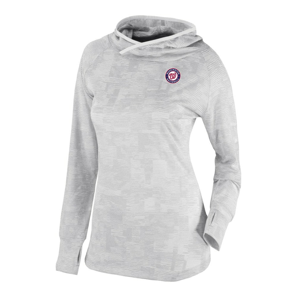 Washington Nationals Columbia Women's Omni-Wick Sunday Ball Raglan Pullover Hoodie | MLB Discount