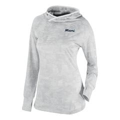 Miami Marlins Columbia Women's Omni-Wick Sunday Ball Raglan Pullover Hoodie | MLB Outlet