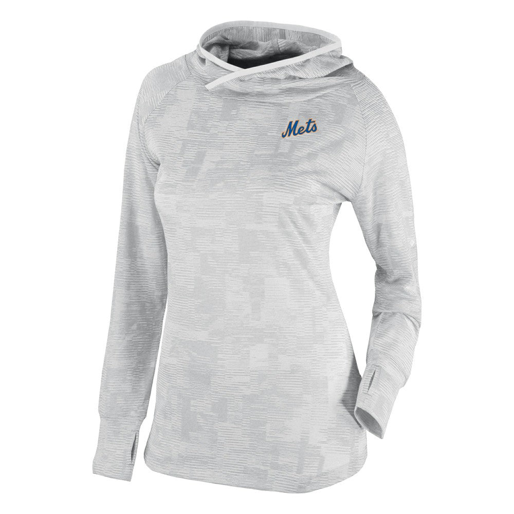 New York Mets Columbia Women's Omni-Wick Sunday Ball Raglan Pullover Hoodie | MLB New