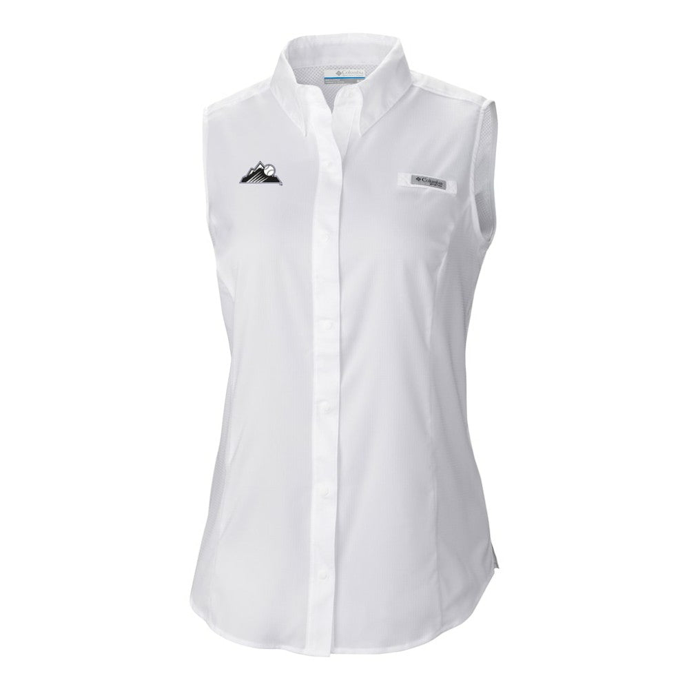 Colorado Rockies Columbia Women's Tamiami Sleeveless Shirt | MLB Discount