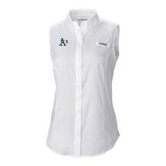 Athletics Columbia Women's Tamiami Sleeveless Shirt | MLB Shop