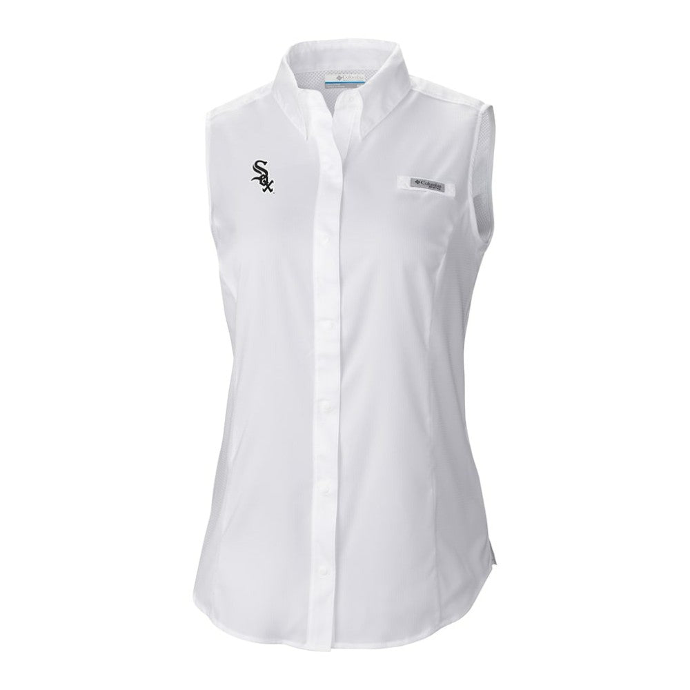 Chicago White Sox Columbia Women's Tamiami Sleeveless Shirt | MLB Sale